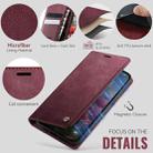 For iPhone 13 Pro CaseMe 033 Calf Leather Lining Microfibre RFID Blocking Phone Case(Red) - 5