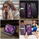 For iPhone 13 Pro CaseMe 033 Calf Leather Lining Microfibre RFID Blocking Phone Case(Purple) - 4