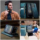 For iPhone 13 Pro Max CaseMe 033 Calf Leather Lining Microfibre RFID Blocking Phone Case(Green) - 4