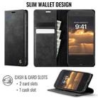 For iPhone SE 2022 / 8 / 7 CaseMe 033 Calf Leather Lining Microfibre RFID Blocking Phone Case(Black) - 2