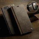 For iPhone SE 2022 / 8 / 7 CaseMe 033 Calf Leather Lining Microfibre RFID Blocking Phone Case(Coffee) - 3