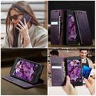 For iPhone SE 2022 / 8 / 7 CaseMe 033 Calf Leather Lining Microfibre RFID Blocking Phone Case(Purple) - 4