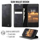 For iPhone 7 Plus / 8 Plus CaseMe 033 Calf Leather Lining Microfibre RFID Blocking Phone Case(Black) - 2