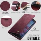For iPhone 7 Plus / 8 Plus CaseMe 033 Calf Leather Lining Microfibre RFID Blocking Phone Case(Red) - 5