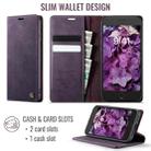 For iPhone 7 Plus / 8 Plus CaseMe 033 Calf Leather Lining Microfibre RFID Blocking Phone Case(Purple) - 2