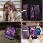 For iPhone 7 Plus / 8 Plus CaseMe 033 Calf Leather Lining Microfibre RFID Blocking Phone Case(Purple) - 4
