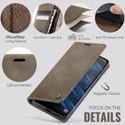 For Samsung Galaxy A12 5G CaseMe 033 Calf Leather Lining Microfibre RFID Blocking Phone Case(Coffee) - 5