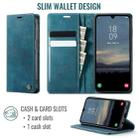 For Samsung Galaxy A15 CaseMe 033 Calf Leather Lining Microfibre RFID Blocking Phone Case(Green) - 2