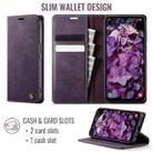 For Samsung Galaxy A15 CaseMe 033 Calf Leather Lining Microfibre RFID Blocking Phone Case(Purple) - 2