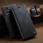 For Samsung Galaxy A16 5G CaseMe 033 Calf Leather Lining Microfibre RFID Blocking Phone Case(Black) - 3