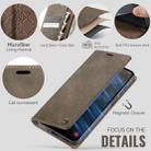 For Samsung Galaxy A16 5G CaseMe 033 Calf Leather Lining Microfibre RFID Blocking Phone Case(Coffee) - 5