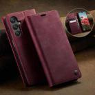 For Samsung Galaxy A16 5G CaseMe 033 Calf Leather Lining Microfibre RFID Blocking Phone Case(Red) - 3