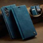 For Samsung Galaxy A16 5G CaseMe 033 Calf Leather Lining Microfibre RFID Blocking Phone Case(Green) - 3