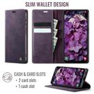 For Samsung Galaxy A16 5G CaseMe 033 Calf Leather Lining Microfibre RFID Blocking Phone Case(Purple) - 2
