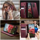 For Samsung Galaxy A23 / M23 CaseMe 033 Calf Leather Lining Microfibre RFID Blocking Phone Case(Red) - 4