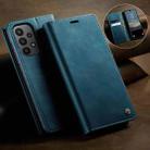 For Samsung Galaxy A23 / M23 CaseMe 033 Calf Leather Lining Microfibre RFID Blocking Phone Case(Green) - 3