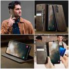 For Samsung Galaxy A24 4G CaseMe 033 Calf Leather Lining Microfibre RFID Blocking Phone Case(Coffee) - 4