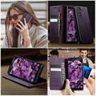 For Samsung Galaxy A24 4G CaseMe 033 Calf Leather Lining Microfibre RFID Blocking Phone Case(Purple) - 4