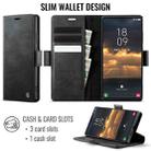 For Samsung Galaxy A33 5G CaseMe 033 Calf Leather Lining Microfibre RFID Blocking Phone Case(Black) - 2