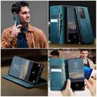 For Samsung Galaxy A33 5G CaseMe 033 Calf Leather Lining Microfibre RFID Blocking Phone Case(Green) - 4