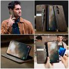For Samsung Galaxy A34 5G CaseMe 033 Calf Leather Lining Microfibre RFID Blocking Phone Case(Coffee) - 4