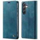 For Samsung Galaxy A35 5G CaseMe 033 Calf Leather Lining Microfibre RFID Blocking Phone Case(Green) - 1