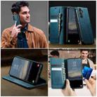 For Samsung Galaxy A35 5G CaseMe 033 Calf Leather Lining Microfibre RFID Blocking Phone Case(Green) - 4