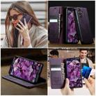 For Samsung Galaxy A35 5G CaseMe 033 Calf Leather Lining Microfibre RFID Blocking Phone Case(Purple) - 4
