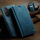 For Samsung Galaxy A56 5G CaseMe 033 Calf Leather Lining Microfibre RFID Blocking Phone Case(Green) - 3