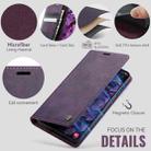 For Samsung Galaxy A56 5G CaseMe 033 Calf Leather Lining Microfibre RFID Blocking Phone Case(Purple) - 5