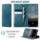 For Samsung Galaxy S21 FE 5G CaseMe 033 Calf Leather Lining Microfibre RFID Blocking Phone Case(Green) - 2