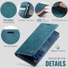 For Samsung Galaxy S21 FE 5G CaseMe 033 Calf Leather Lining Microfibre RFID Blocking Phone Case(Green) - 5