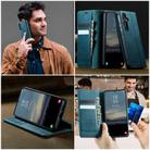 For Samsung Galaxy S24+ / S25+ 5G CaseMe 033 Calf Leather Lining Microfibre RFID Blocking Phone Case(Green) - 4