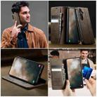 For Samsung Galaxy S24+ / S25+ 5G CaseMe 033 Calf Leather Lining Microfibre RFID Blocking Phone Case(Coffee) - 4