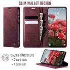For Samsung Galaxy S24+ / S25+ 5G CaseMe 033 Calf Leather Lining Microfibre RFID Blocking Phone Case(Red) - 2