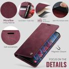 For Samsung Galaxy S24+ / S25+ 5G CaseMe 033 Calf Leather Lining Microfibre RFID Blocking Phone Case(Red) - 5