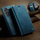 For Samsung Galaxy S24+ / S25+ 5G CaseMe 033 Calf Leather Lining Microfibre RFID Blocking Phone Case(Green) - 3