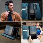 For Samsung Galaxy S24+ / S25+ 5G CaseMe 033 Calf Leather Lining Microfibre RFID Blocking Phone Case(Green) - 4