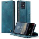 For Samsung Galaxy A51 CaseMe 033 Calf Leather Lining Microfibre RFID Blocking Phone Case(Green) - 1