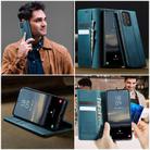 For Samsung Galaxy A52/A52S 5G CaseMe 033 Calf Leather Lining Microfibre RFID Blocking Phone Case(Green) - 4
