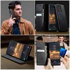 For Samsung Galaxy A53 CaseMe 033 Calf Leather Lining Microfibre RFID Blocking Phone Case(Black) - 4