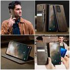 For Samsung Galaxy A53 CaseMe 033 Calf Leather Lining Microfibre RFID Blocking Phone Case(Coffee) - 4