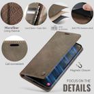 For Samsung Galaxy A54 CaseMe 033 Calf Leather Lining Microfibre RFID Blocking Phone Case(Coffee) - 5