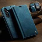 For Samsung Galaxy A54 CaseMe 033 Calf Leather Lining Microfibre RFID Blocking Phone Case(Green) - 3