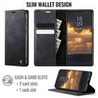 For Samsung Galaxy A55 CaseMe 033 Calf Leather Lining Microfibre RFID Blocking Phone Case(Black) - 2