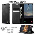 For Samsung Galaxy A25 CaseMe 033 Calf Leather Lining Microfibre RFID Blocking Phone Case(Black) - 2