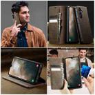For Samsung Galaxy A25 CaseMe 033 Calf Leather Lining Microfibre RFID Blocking Phone Case(Coffee) - 4