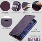 For Samsung Galaxy A25 CaseMe 033 Calf Leather Lining Microfibre RFID Blocking Phone Case(Purple) - 5