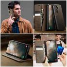For Samsung Galaxy A26 CaseMe 033 Calf Leather Lining Microfibre RFID Blocking Phone Case(Coffee) - 4