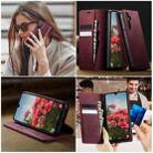 For Samsung Galaxy A26 CaseMe 033 Calf Leather Lining Microfibre RFID Blocking Phone Case(Red) - 4